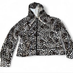 Love Riche Animal Print boutique Hoodie size small